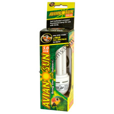 UVB Лампа за Папагали и малки декоративни Птици 26W - 5.0 UVB лъчи - Avian Sun 5.0 UVB Compact Fluorescent